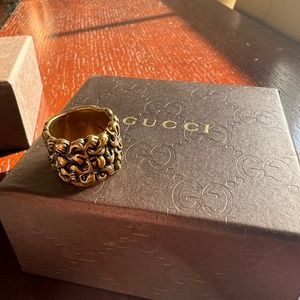 2017 Gucci Lion Mane Ring